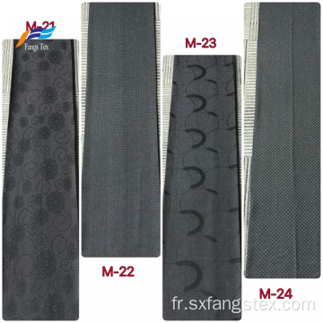 Tissus Cusrom Polyester Marvijet Jacquard Formal Noir